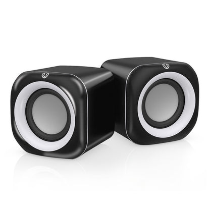 A1 Upgraded Version USB Wire-controlled 4D Stereo Sound Mini Wired Speaker, Cable Length: 1.3m, Upgraded Version