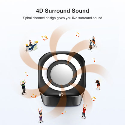 A1 Upgraded Version USB Wire-controlled 4D Stereo Sound Mini Wired Speaker, Cable Length: 1.3m, Upgraded Version