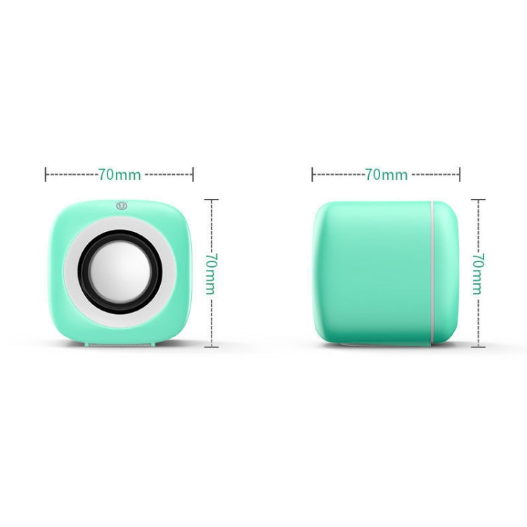 A1 USB Wire-controlled 9D Subwoofer Sound Mini Wired Speaker, Premium Version, Premium Version