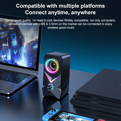 L2 Outdoor Portable RGB Light USB Bluetooth Wireless Speaker, L2