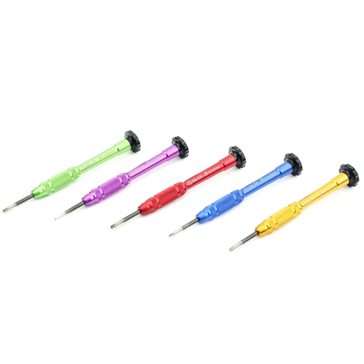 JIAFA JF-609-0.6Y Tri-point 0.6 Repair Screwdriver for iPhone X/ 8/ 8P/ 7/ 7P & Apple Watch, Tri-point 0.6 Blue, Tri-point 0.6 Magenta, Tri-point 0.6 Gold, Tri-point 0.6 Green
