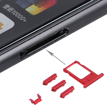 6 in 1 for iPhone 7 (Back Cover (With Camera Lens) + Card Tray + Volume Control Key + Power Button + Mute Switch Vibrator Key + Sign) Full Assembly Housing Cover, For iPhone 7(Assembly)