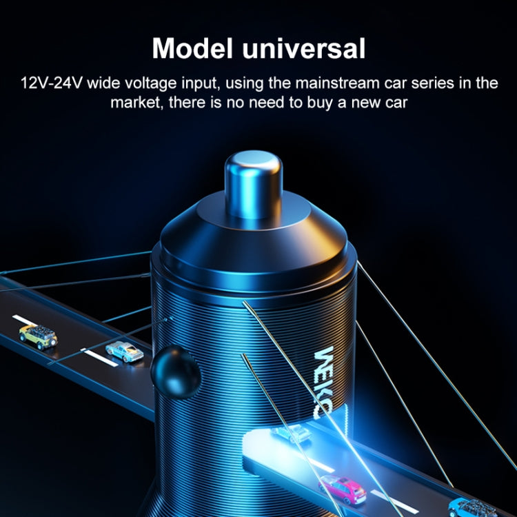 WK WP-C43 Staroad Series 15W Dual USB Car Charger, WP-C43 (Black), WP-C43 (Coffee)