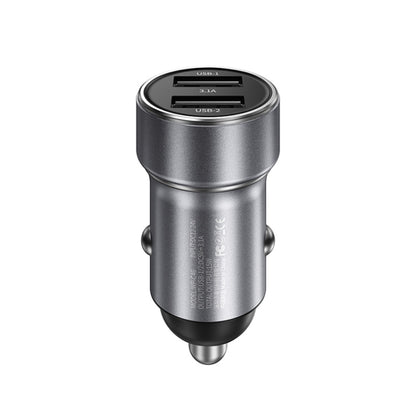 WK WP-C46 Staroad Series Vieyie 15W Dual-USB Car Charger, WP-C46 (Black), WP-C46 (Grey)