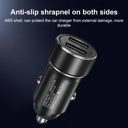 WK WP-C46 Staroad Series Vieyie 15W Dual-USB Car Charger, WP-C46 (Black), WP-C46 (Grey)