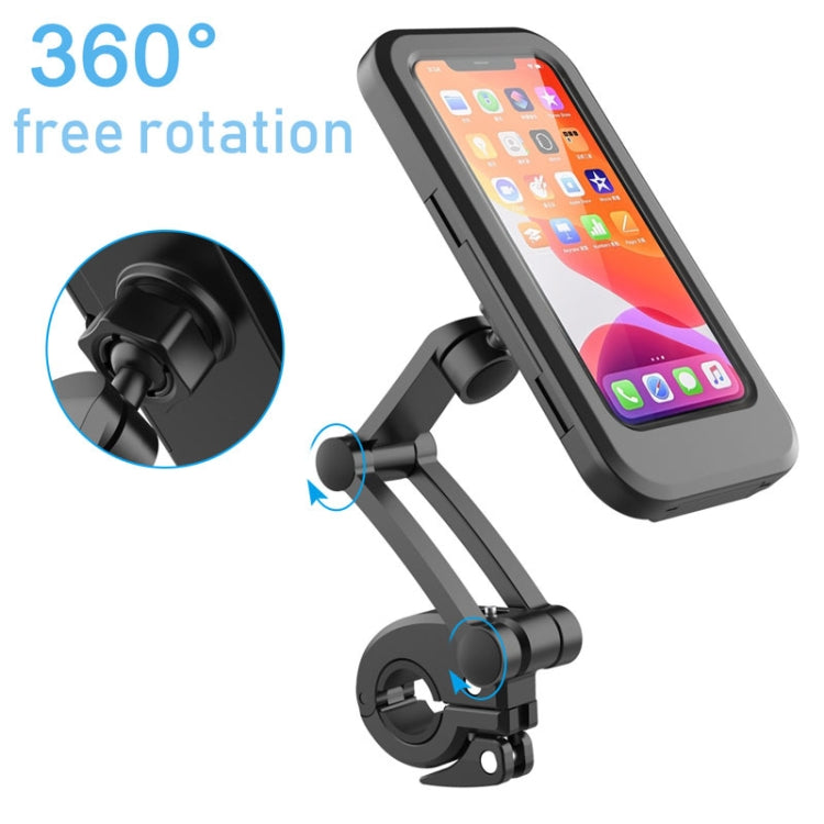 Waterproof Bag Bicycle Touch Screen Mobile Phone Bracket for Phone Under 7 inches, Bicycle Touch Screen Bracket