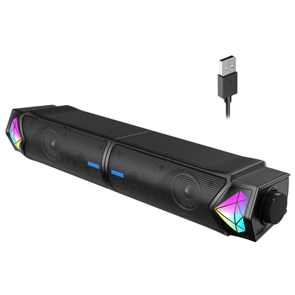 L1 Outdoor Portable RGB Light USB Bluetooth Wireless Speaker with Mic, L1