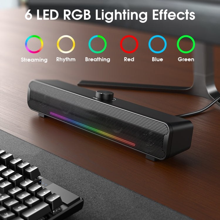 L16 Outdoor Portable RGB Light HiFi USB Bluetooth Wireless Speaker, L16