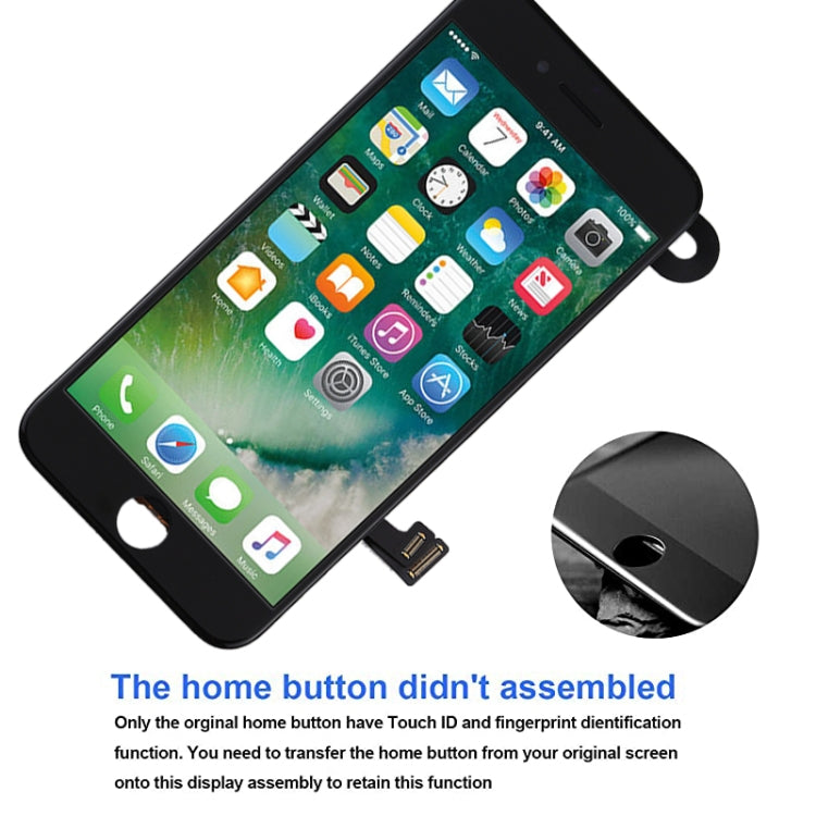 LCD Screen include Front Camera for iPhone 7 Plus, i7 Plus Black with Camera, i7 Plus White with Camera