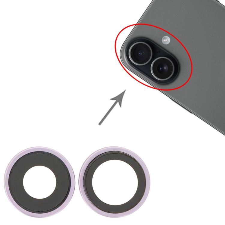 For iPhone 17 Rear Camera Lens Cover, For iPhone 17(Purple), For iPhone 17