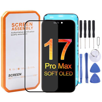 HXL Soft OLED Screen For iPhone 17 Pro Max, For iPhone 17 Pro Max
