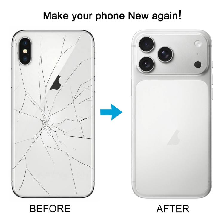 Back Housing Cover with Appearance Imitation of iP17 Pro for iPhone XR, For iPhone XS Max to iP17 Pro Max