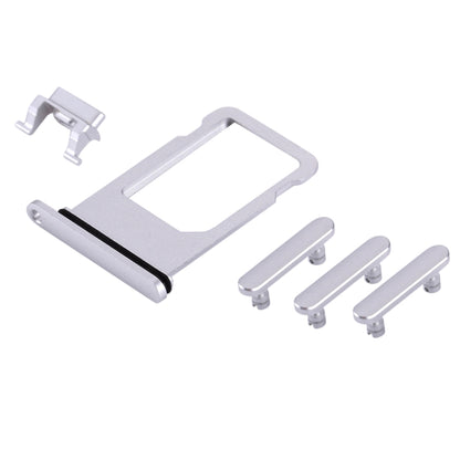 Card Tray + Volume Control Key + Power Button + Mute Switch Vibrator Key for iPhone 8, For iPhone 8