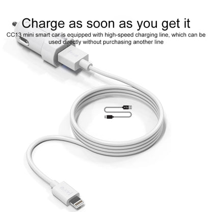IVON CC13 QC 3.0 Fast Charging Car Charger Set with Micro USB Charging Cable, Charger with Micro USB Cable
