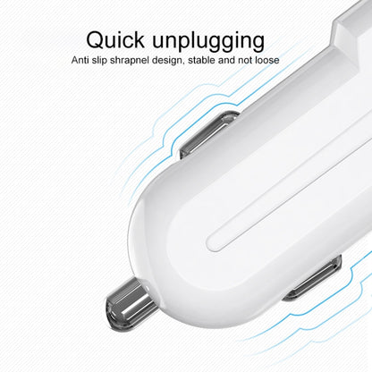 IVON CC13 QC 3.0 Fast Charging Car Charger Set with Type-C / USB-C Charging Cable, Charger with Type-C Cable