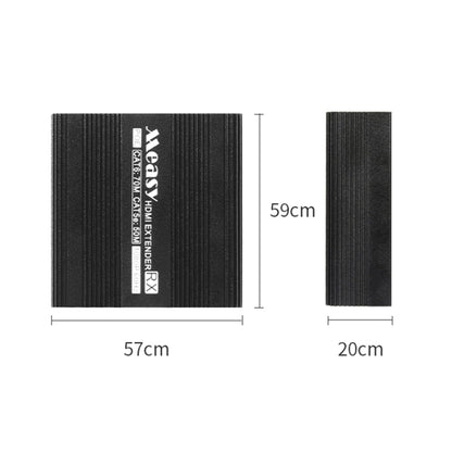 Measy ET100 HDMI Extender Transmitter + Receiver Converter Ethernet Cable, Transmission Distance: 70m, 1080P 70m