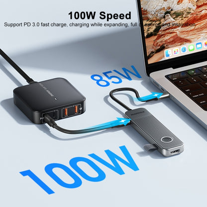 MOMAX DH17 7 in 1 ONELINK Travel Case Type-C to USB Docking Station HUB Adapter, DH17