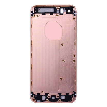 5 in 1 for iPhone SE Original (Back Cover + Card Tray + Volume Control Key + Power Button + Mute Switch Vibrator Key) Full Assembly Housing Cover, For iPhone SE