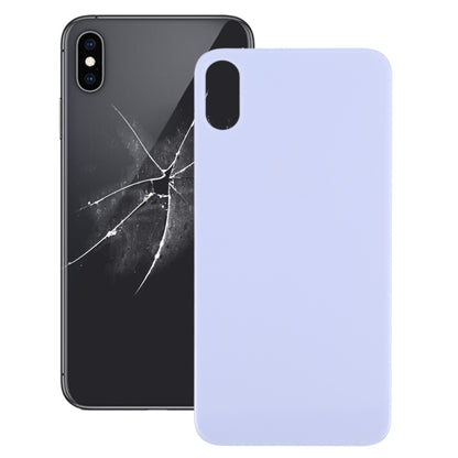 Easy Replacement Big Camera Hole Glass Back Battery Cover for iPhone X / XS, For iPhone X / XS (Not Disassemble)