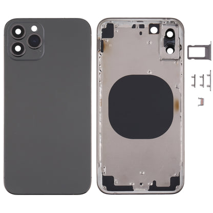 Back Housing Cover with Appearance Imitation of iP13 Pro for iPhone X, for iPhone X(Black)