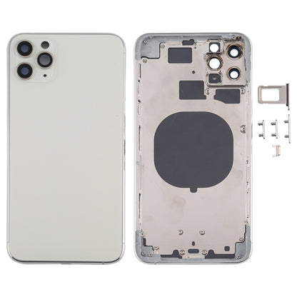 Back Housing Cover with SIM Card Tray & Side keys & Camera Lens for iPhone 11 Pro Max, For iPhone 11 Pro Max (Camera Lens), For iPhone 11 Pro Max (with Camera Lens)
