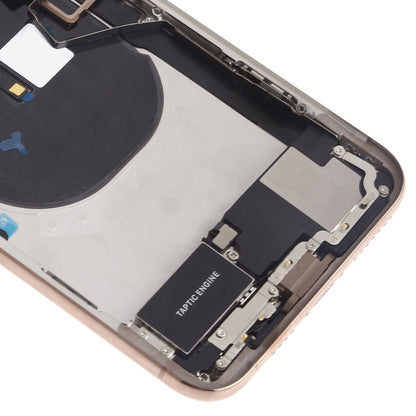 Battery Back Cover Assembly (with Side Keys & Speaker Ringer Buzzer & Motor & Camera Lens & Card Tray & Power Button + Volume Button + Charging Port + Signal Flex Cable & Wireless Charging Module) for iPhone XS Max, For iPhone XS Max (Full Assembly)...