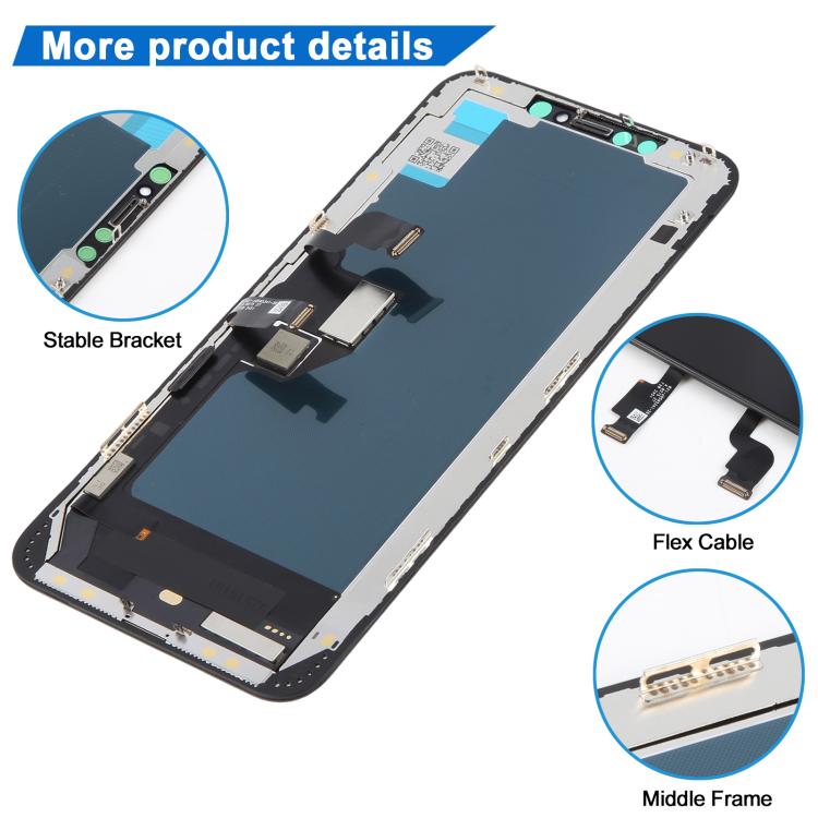 JK Soft OLED LCD Screen For iPhone XS Max, For iPhone XS Max