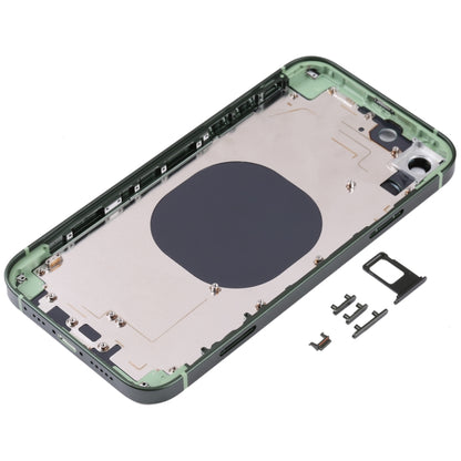 Frosted Frame Back Housing Cover with Appearance Imitation of iP13 Pro for iPhone XR, for iPhone XR(Frosted Steel Material,Green)