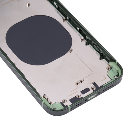 Frosted Frame Back Housing Cover with Appearance Imitation of iP13 Pro for iPhone XR, for iPhone XR(Frosted Steel Material,Green)