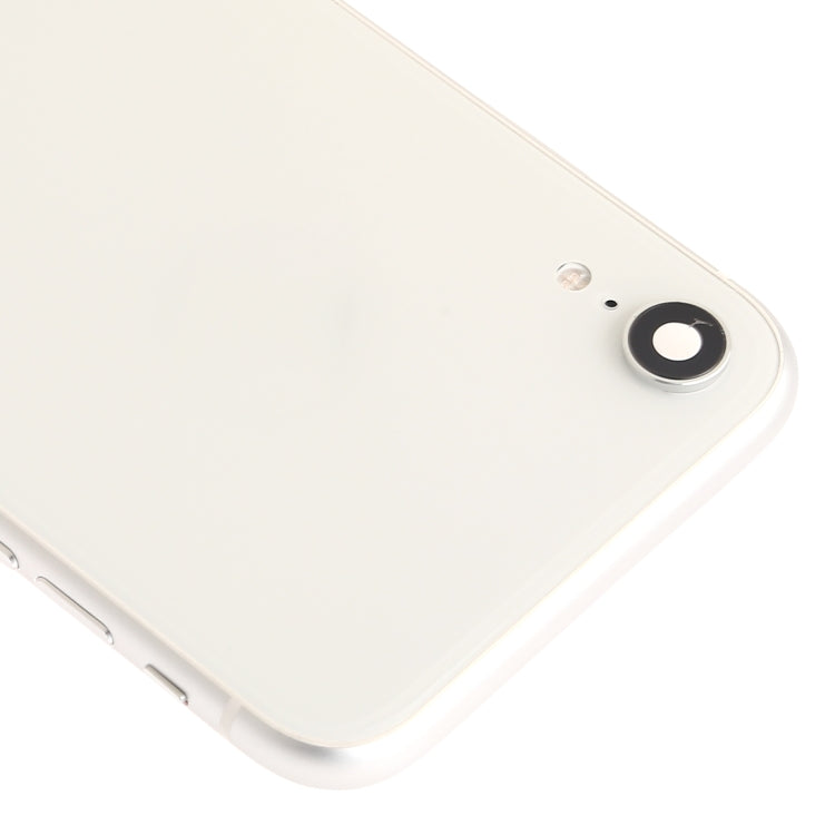 Battery Back Cover Assembly (with Side Keys & Speaker Ringer Buzzer & Motor & Camera Lens & Card Tray & Power Button + Volume Button + Charging Port + Signal Flex Cable & Wireless Charging Module) for iPhone XR, For iPhone XR (Full Assembly)