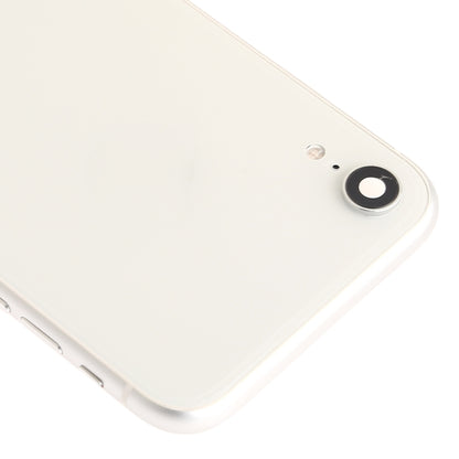 Battery Back Cover Assembly (with Side Keys & Speaker Ringer Buzzer & Motor & Camera Lens & Card Tray & Power Button + Volume Button + Charging Port + Signal Flex Cable & Wireless Charging Module) for iPhone XR, For iPhone XR (Full Assembly)