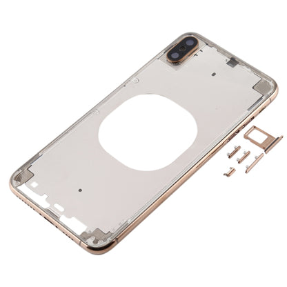 Transparent Battery Back Cover with Camera Lens Frame & SIM Card Tray & Side Keys for iPhone XS, For iPhone XS(Transparent), For iPhone XS  (Camera Len)