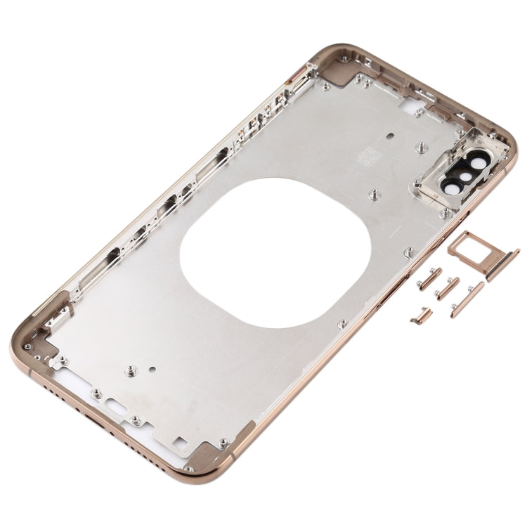 Transparent Battery Back Cover with Camera Lens Frame & SIM Card Tray & Side Keys for iPhone XS, For iPhone XS(Transparent), For iPhone XS  (Camera Len)