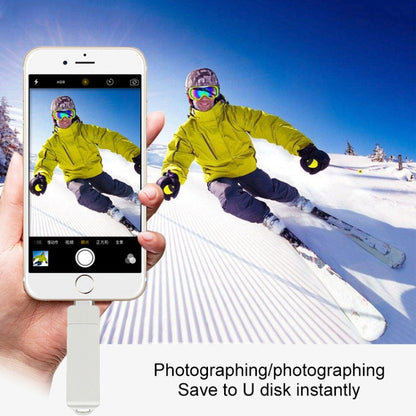 S31 3 in 1 8GB Micro USB 2.0 + USB-C / Type-C + 8 Pin Interface Metal Twister Flash Disk, 8GB