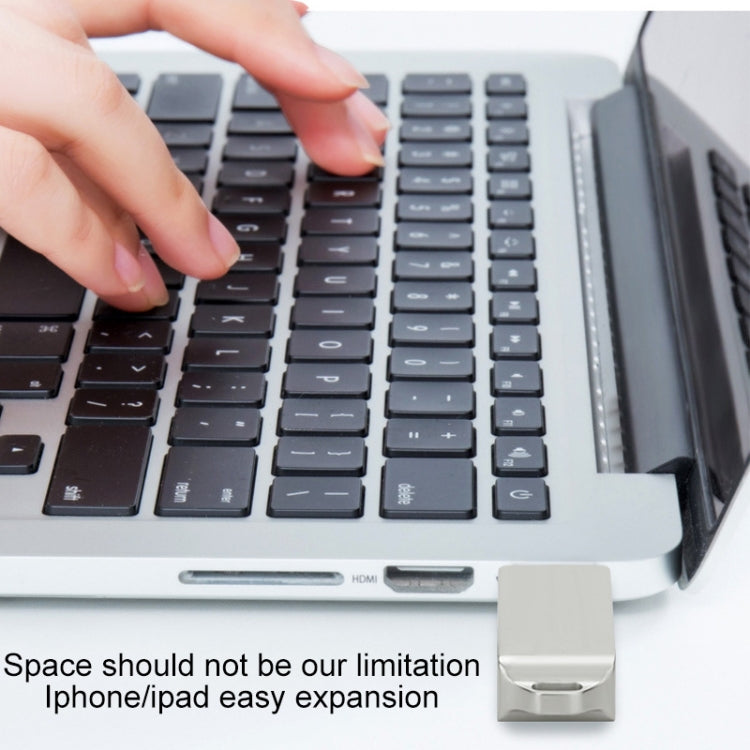 S31 3 in 1 64GB Micro USB 2.0 + USB-C / Type-C + 8 Pin Interface Metal Twister Flash Disk, 64GB