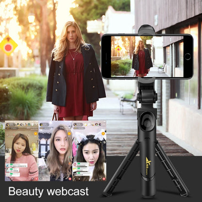 XT-09 Multi-function Live Broadcast Mobile Bluetooth Self-timer Pole Tripod