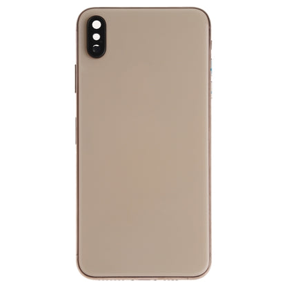 Battery Back Cover Assembly (with Side Keys & Speaker Ringer Buzzer & Motor & Camera Lens & Card Tray & Power Button + Volume Button + Charging Port + Signal Flex Cable & Wireless Charging Module) for iPhone XS, For iPhone XS (Full Assembly)...