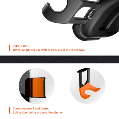 ROCK W31 Car Gravity Wireless Charging Air Outlet Bracket, W31