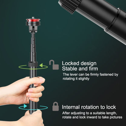 Aluminum Alloy Mobile Phone Bluetooth Selfie Stick Live Floor Tripod Bracket, Height: 1.8m, Height: 1.8m
