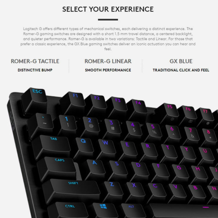 Logitech G512 RGB C-axis Mechanical Wired Gaming Keyboard, Length: 1.8m, Logitech G512 C-axis