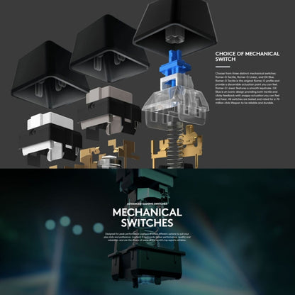 Logitech G512 RGB C-axis Mechanical Wired Gaming Keyboard, Length: 1.8m, Logitech G512 C-axis