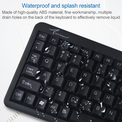 DS-8800 PS / 2 Interface Prevent Water Splashing Laser Engraving Character One-piece Wired Touchpad Keyboard, Length: 1.5m, DS-8800 PS/2