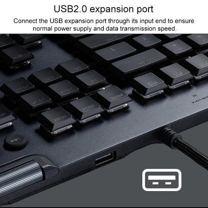 Logitech G813 RGB Mechanical Wired Gaming Keyboard (GL-Linear), Length: 1.8m, G813