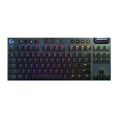 Logitech G913 TKL Wireless RGB Mechanical Gaming Keyboard, Tea Shaft (GL-Tactile), GL-Tactile(Black), GL-Tactile(White)