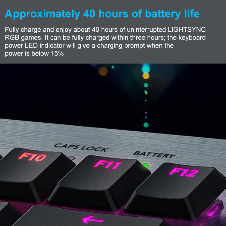 Logitech G913 TKL Wireless RGB Mechanical Gaming Keyboard, Tea Shaft (GL-Tactile), GL-Tactile(Black), GL-Tactile(White)