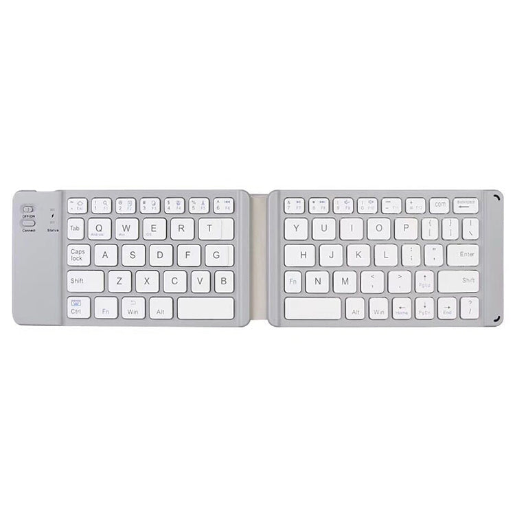 B05 USB Charging Portable Mini Folding Bluetooth Wireless Keyboard, B05(White)