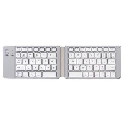 B05 USB Charging Portable Mini Folding Bluetooth Wireless Keyboard, B05(White)