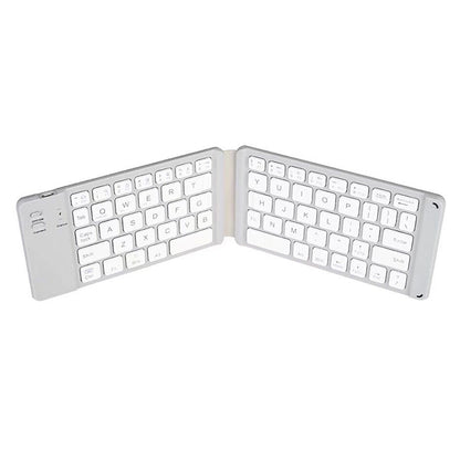 B05 USB Charging Portable Mini Folding Bluetooth Wireless Keyboard, B05(White)