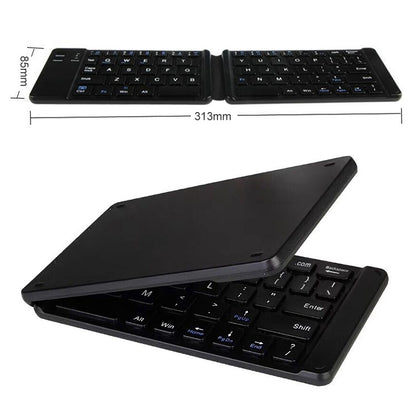 B05 USB Charging Portable Mini Folding Bluetooth Wireless Keyboard, B05(White)