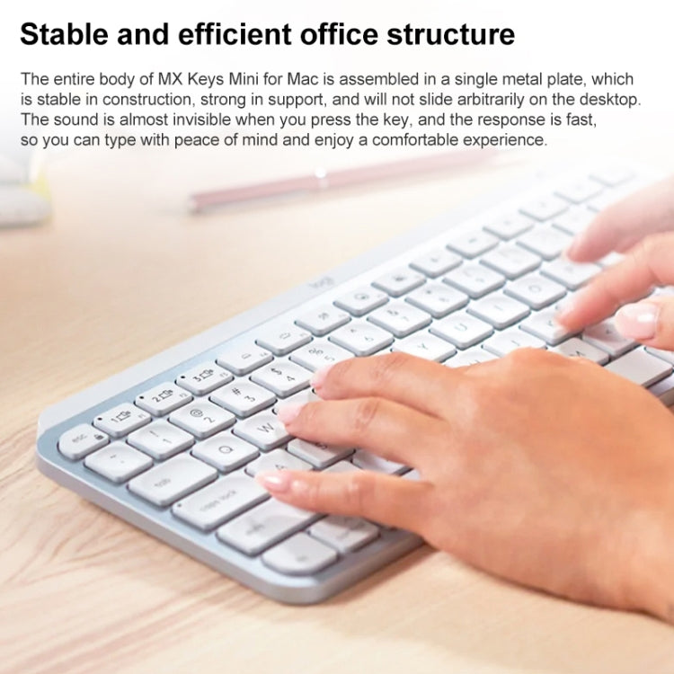 Logitech MX Keys Mini Mac Version Wireless Bluetooth Ultra-thin Smart Backlit Keyboard